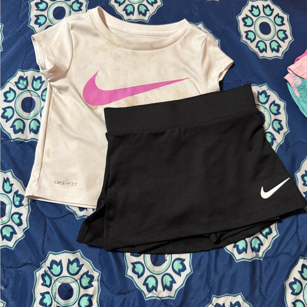 Nike Black Skorts Athletic Wear